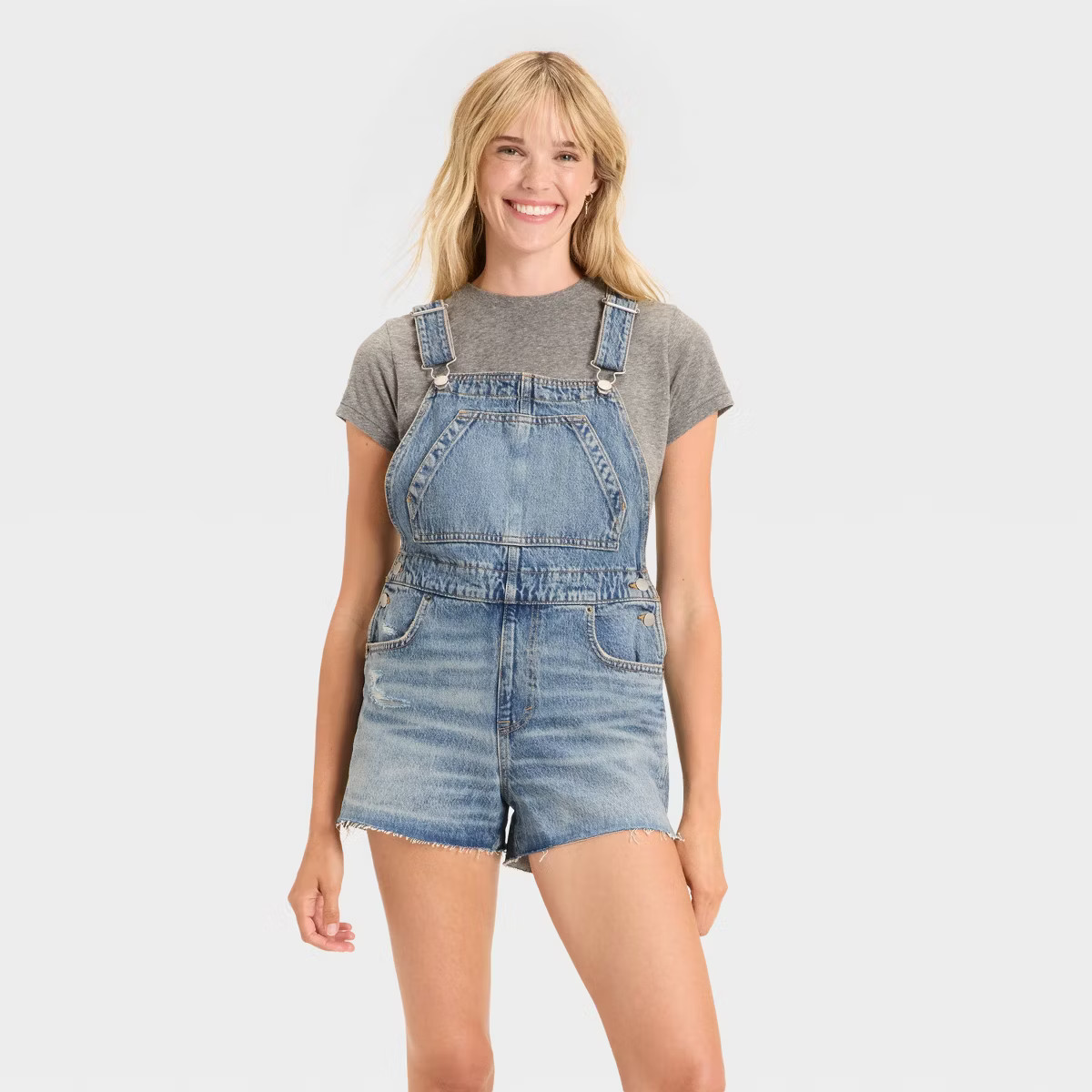 Women's Denim Shortalls - Universal Thread™ | Target