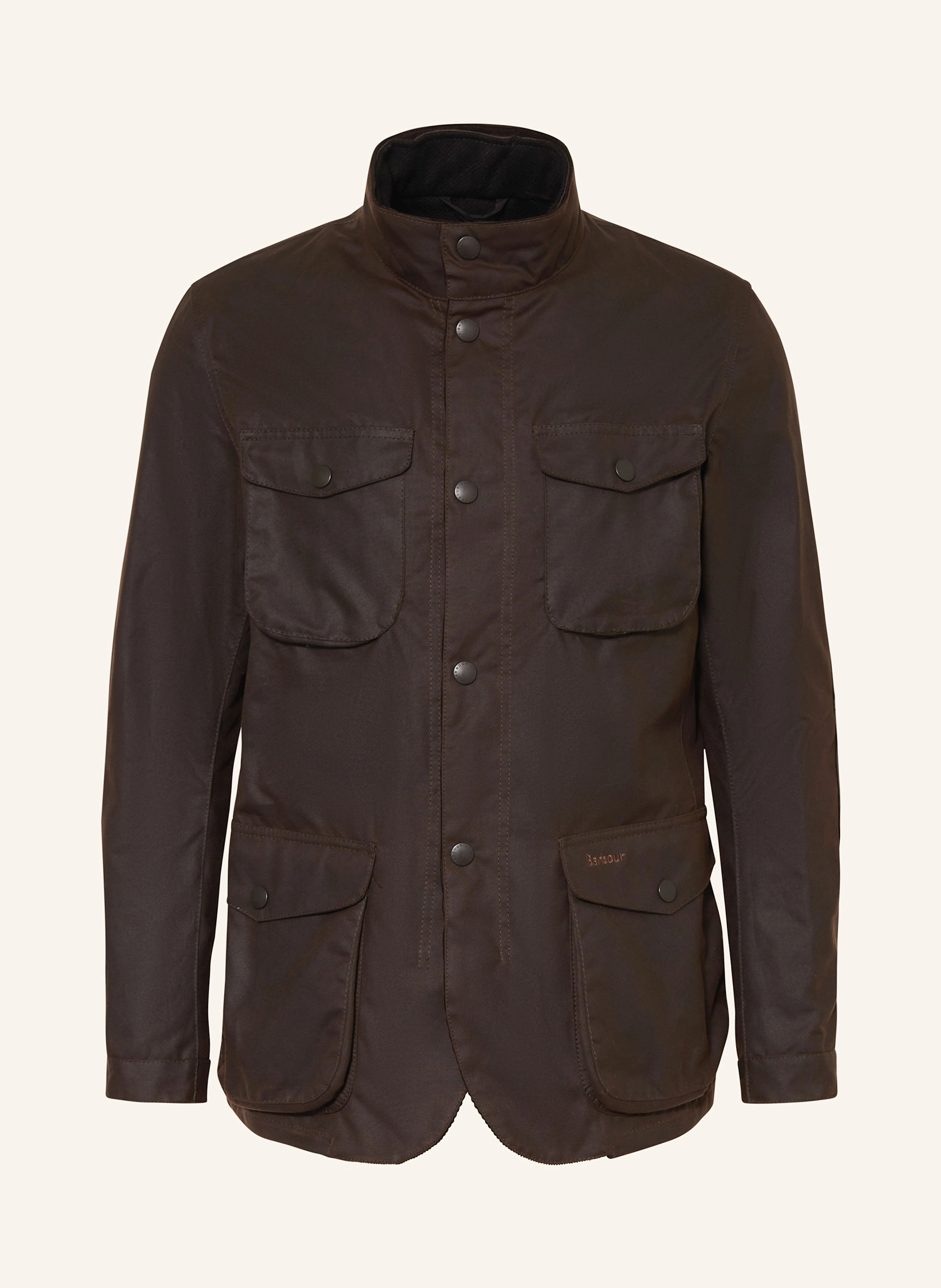 Barbour Fieldjacket OGSTON WAX in dunkelbraun | Breuninger (DACH)