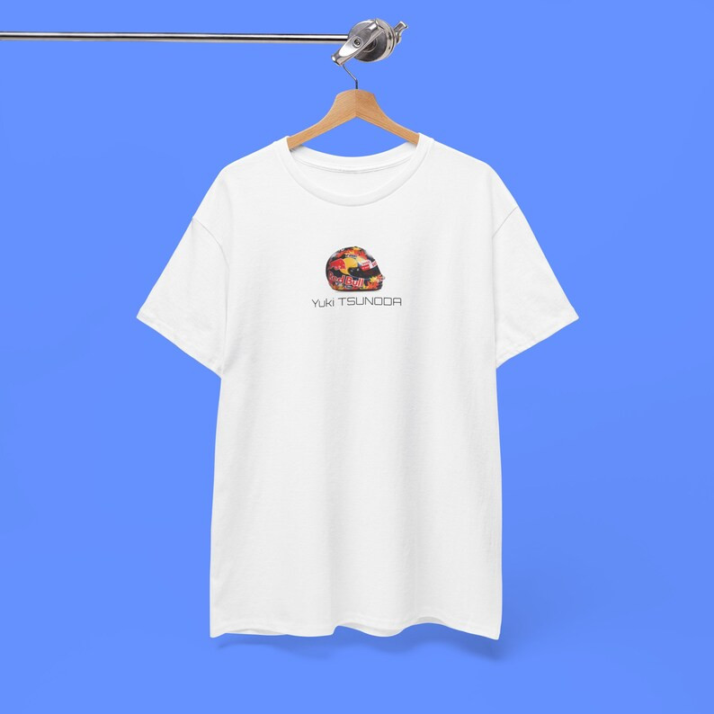 Unisex Yuki Tsunoda Formula 1 Helmet T-shirt | F1 | Etsy (US)