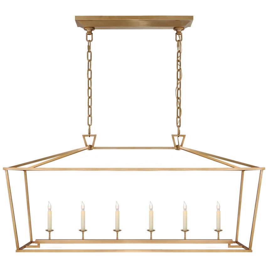 Darlana Large Linear Lantern (Open Box) | Visual Comfort