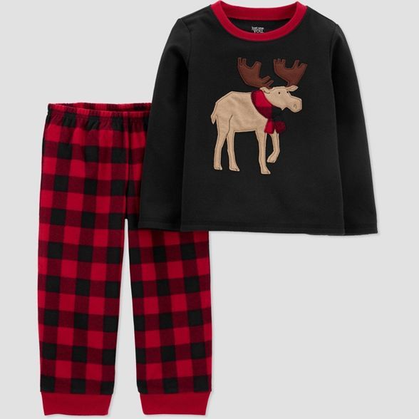 Toddler Boys' Moose North Pajama Set - Just One You® made by carter's Red | Target