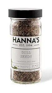 Hanna's, Dill Seed, Premium Quality, 4 fl oz Glass Jar | Amazon (US)