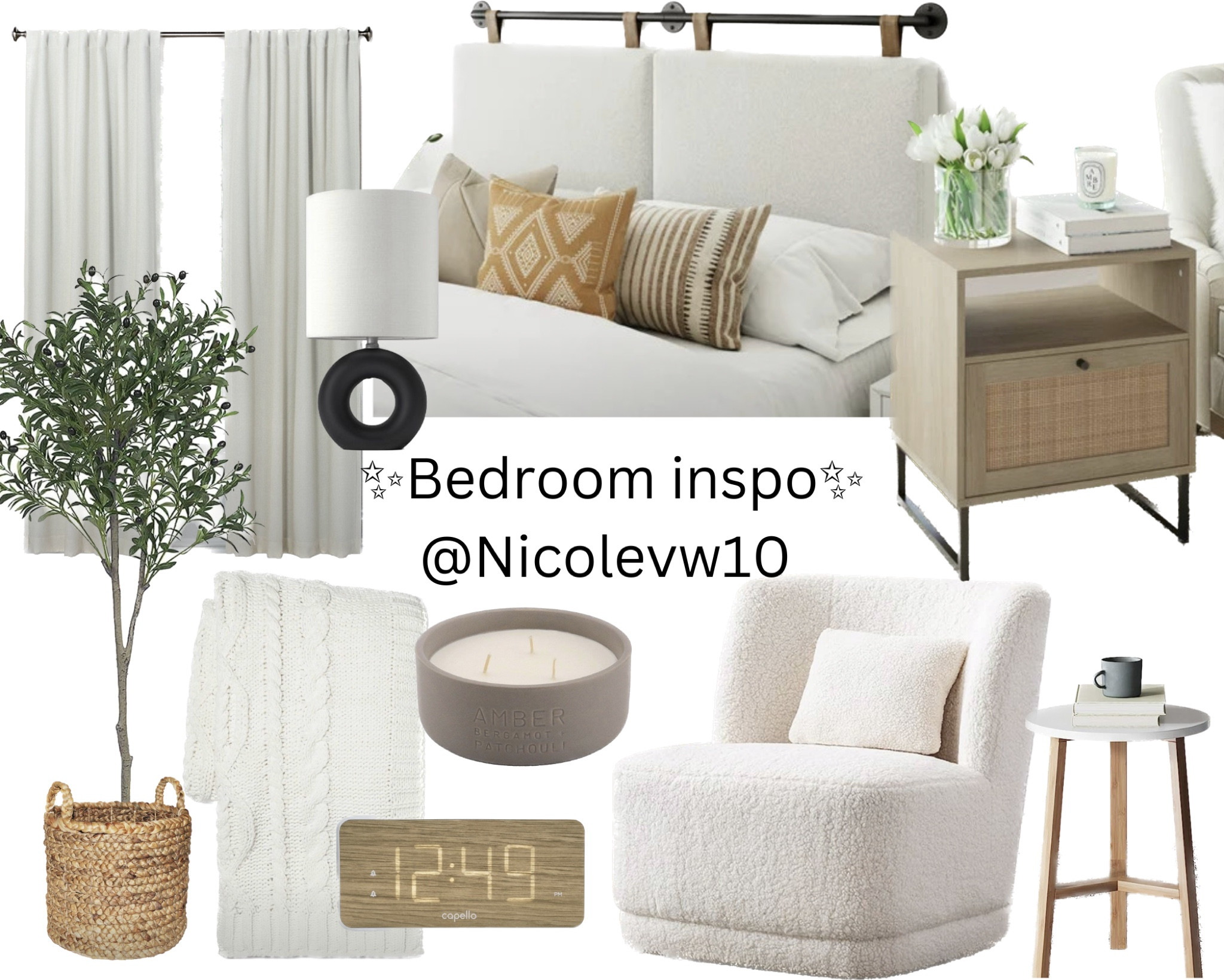 Here is my bedroom inspo! More to come 💗

#LTKhome #LTKFind #LTKstyletip