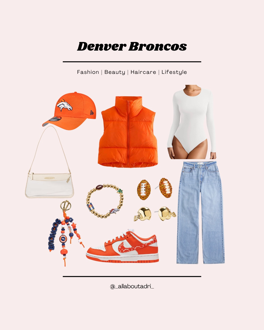 NFL game day outfit series, part 4 featuring the Denver Broncos, Cleveland Browns, Baltimore Ravens, and the Washington Commanders 🏈 

#LTKSeasonal #LTKStyleTip