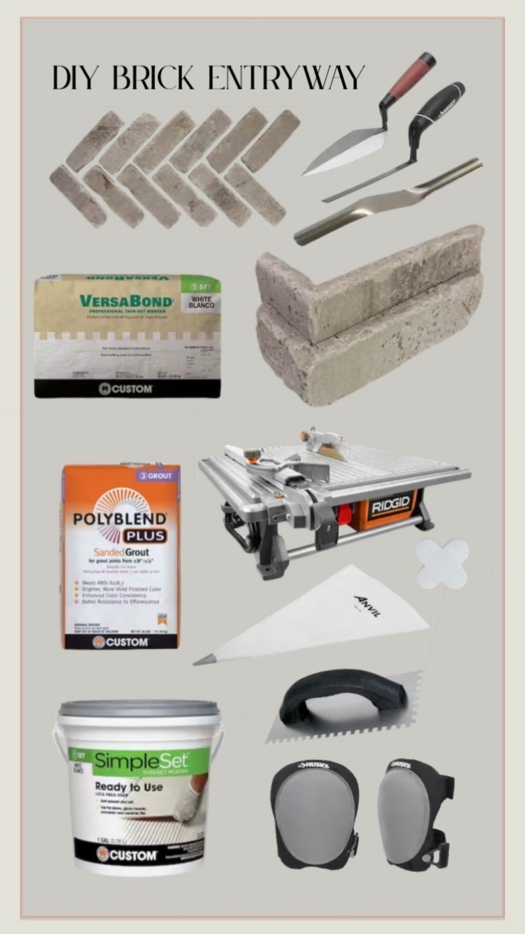 These are my DIY Brick Laying must-haves! 

#LTKvlog #LTKHome #LTKdayinmylife