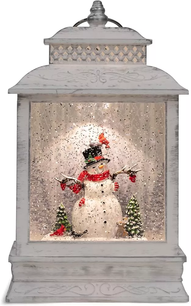 Demdaco Snowman Glass Ornament - Each