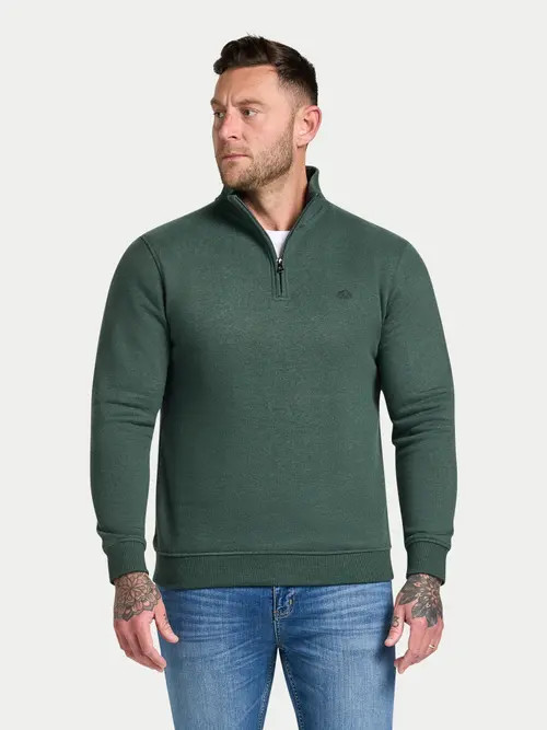Raging Bull Classic Jersey Quarter Zip Sweatshirt in Forest at Nordstrom, Size X-Large | Nordstrom
