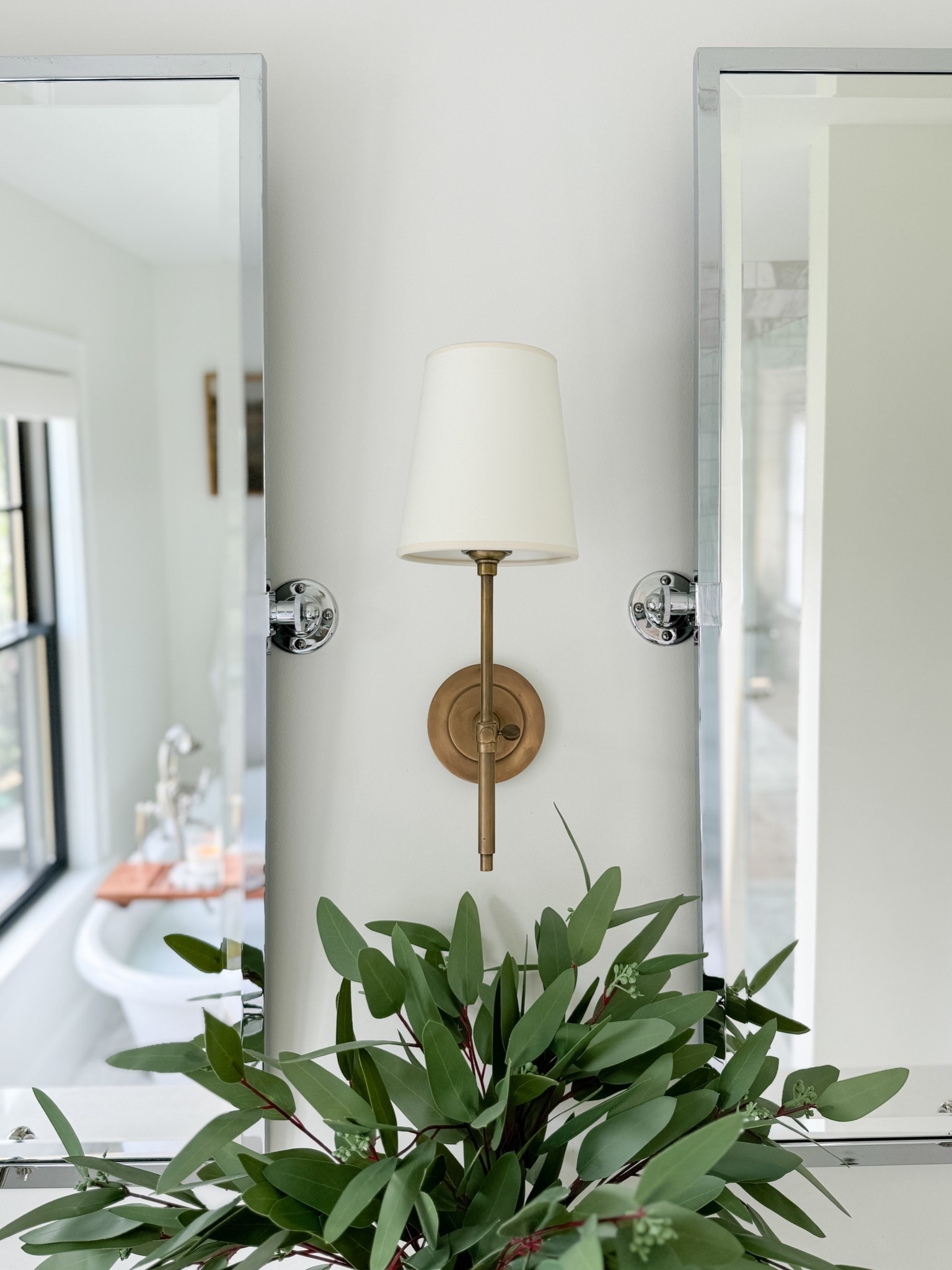 This gorgeous sconce is a great addition to my spa like white brass and marble bathroom! 

#LTKStyleTip #LTKHome #LTKFindsUnder100