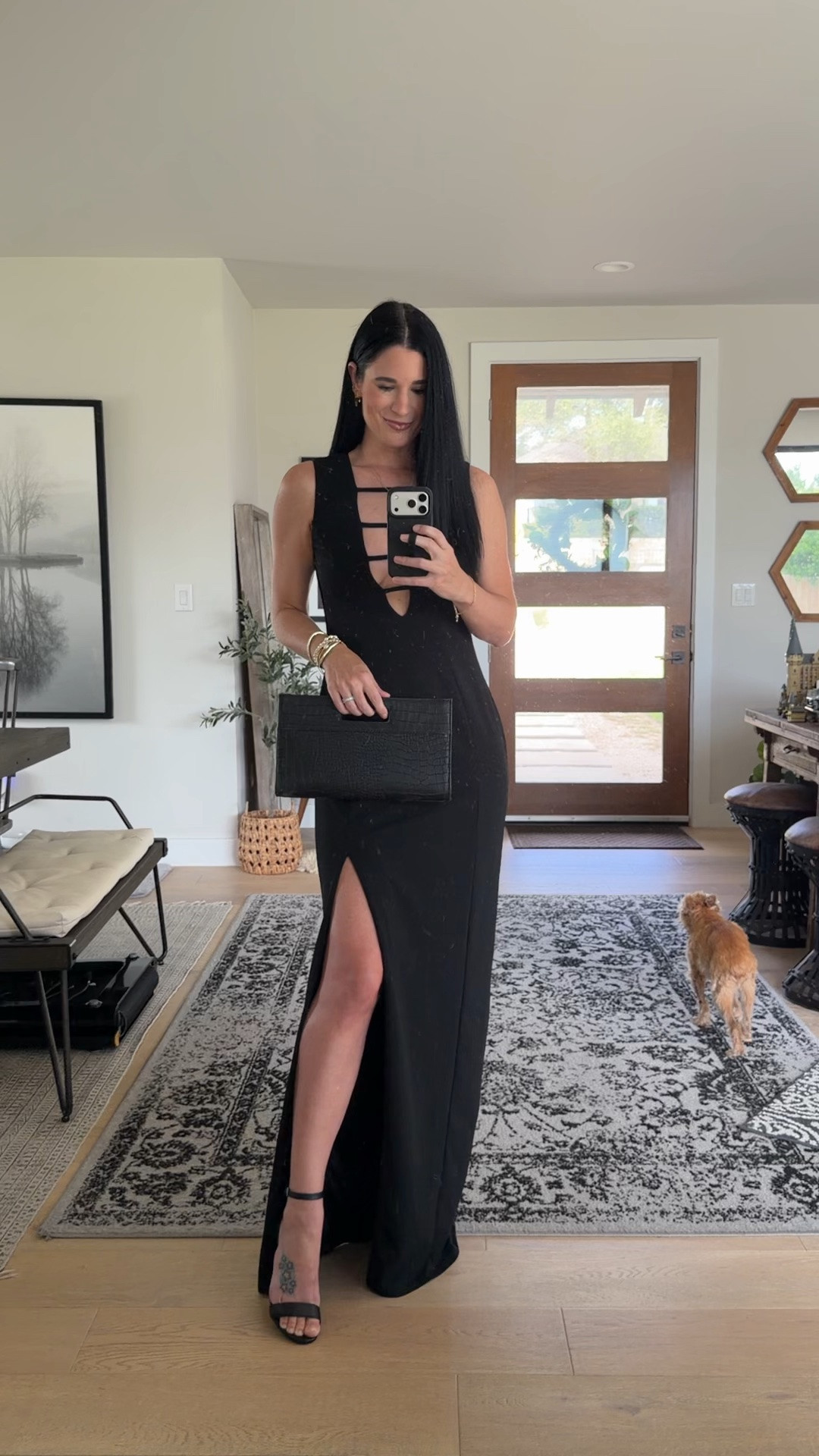 My @Lulus little black maxi dress is on major sale for $15 from $78! I’m in the size small and thing it runs large. Definitely size down.

My @Gigi New York clutch is 15% off with code DTKAUSTIN15!

#LTKSaleAlert #LTKOver40 #LTKTall