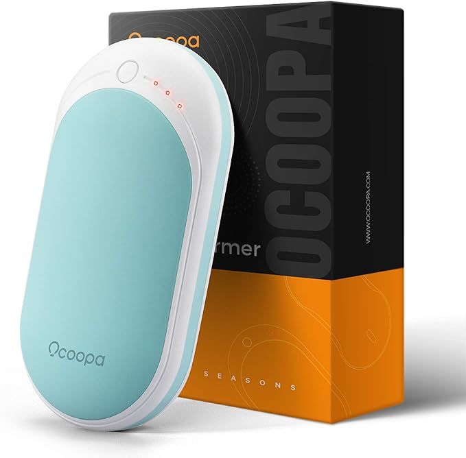 OCOOPA Hand Warmers Rechargeable, 5200mAh Electric Portable Pocket Hand Warmer/Power Bank, Great ... | Amazon (US)