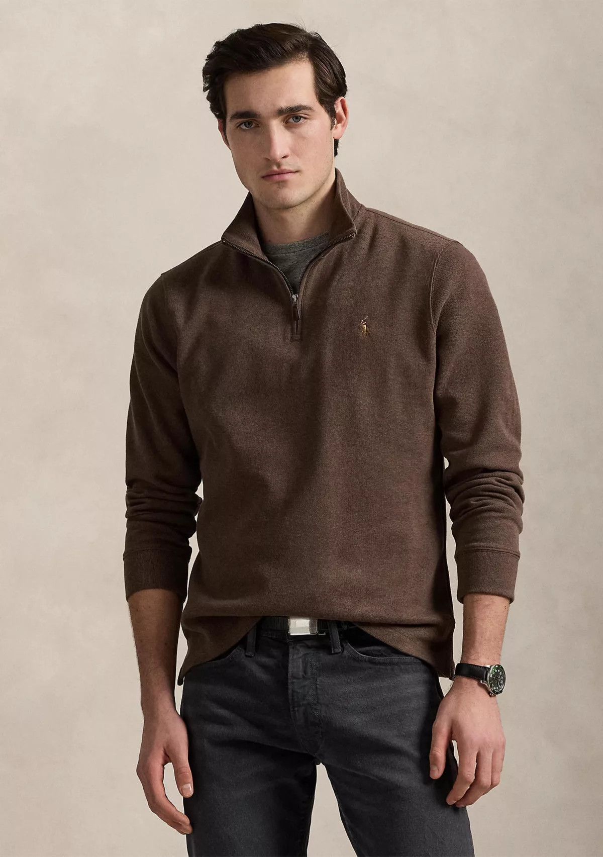 Polo Ralph LaurenEstate Rib Quarter Zip Pullover Sweatshirt | Belk