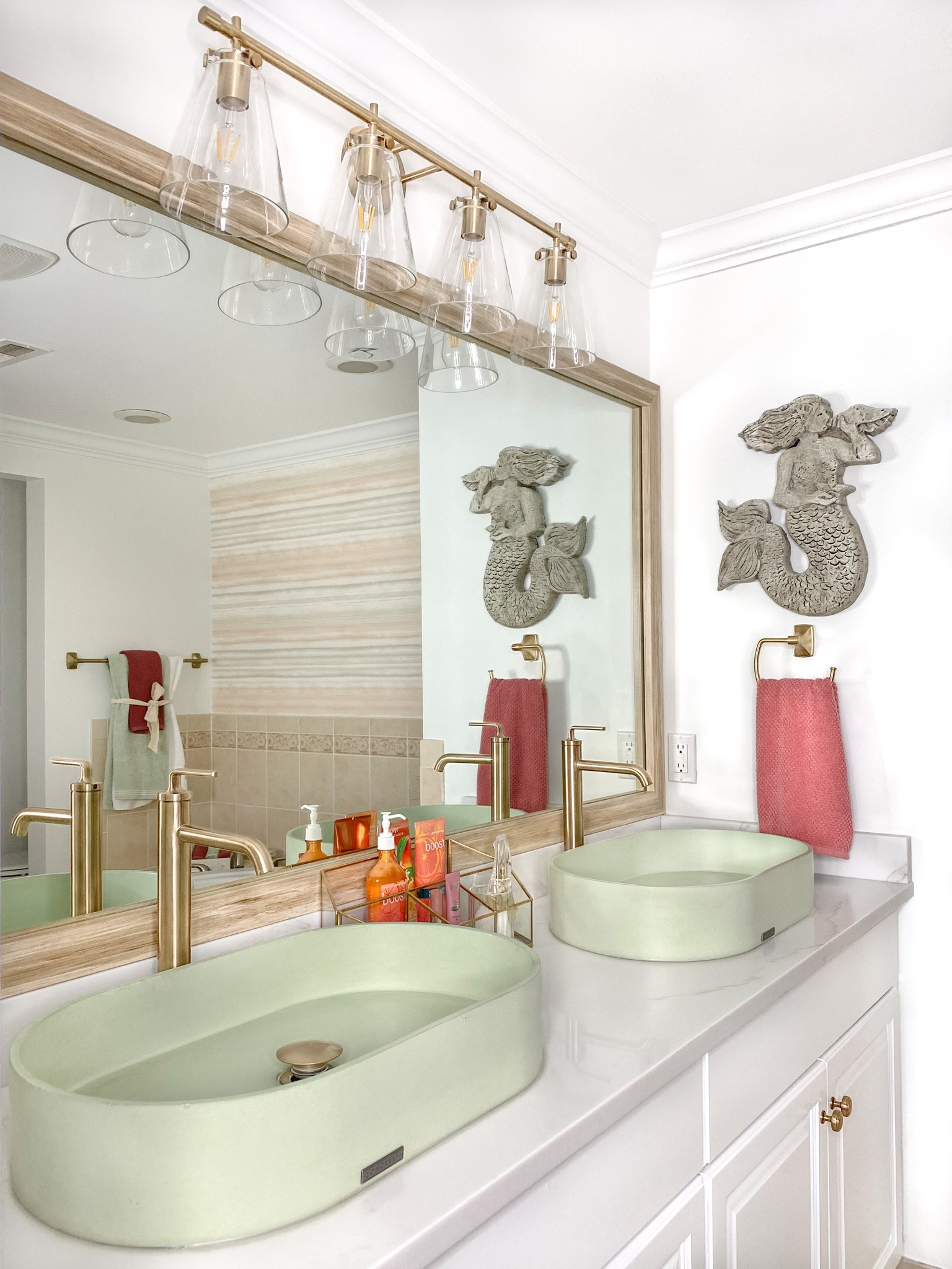 Minty fresh bathroom remodel in Ocean City, MD #ginadragodesign #interiordesign #concretti

#LTKfamily #LTKSeasonal #LTKhome