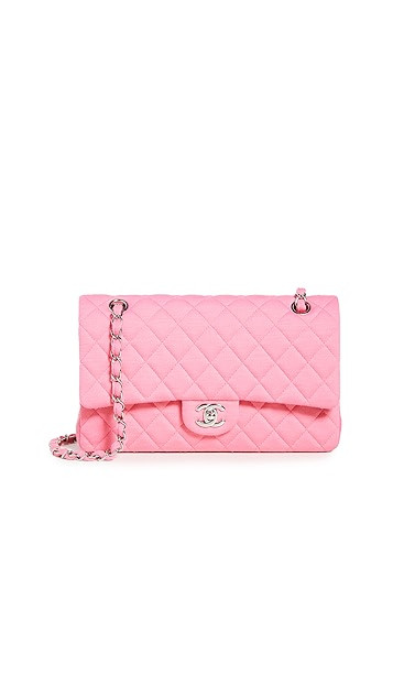 Chanel Pink Cotton Shoulder Bag | Shopbop