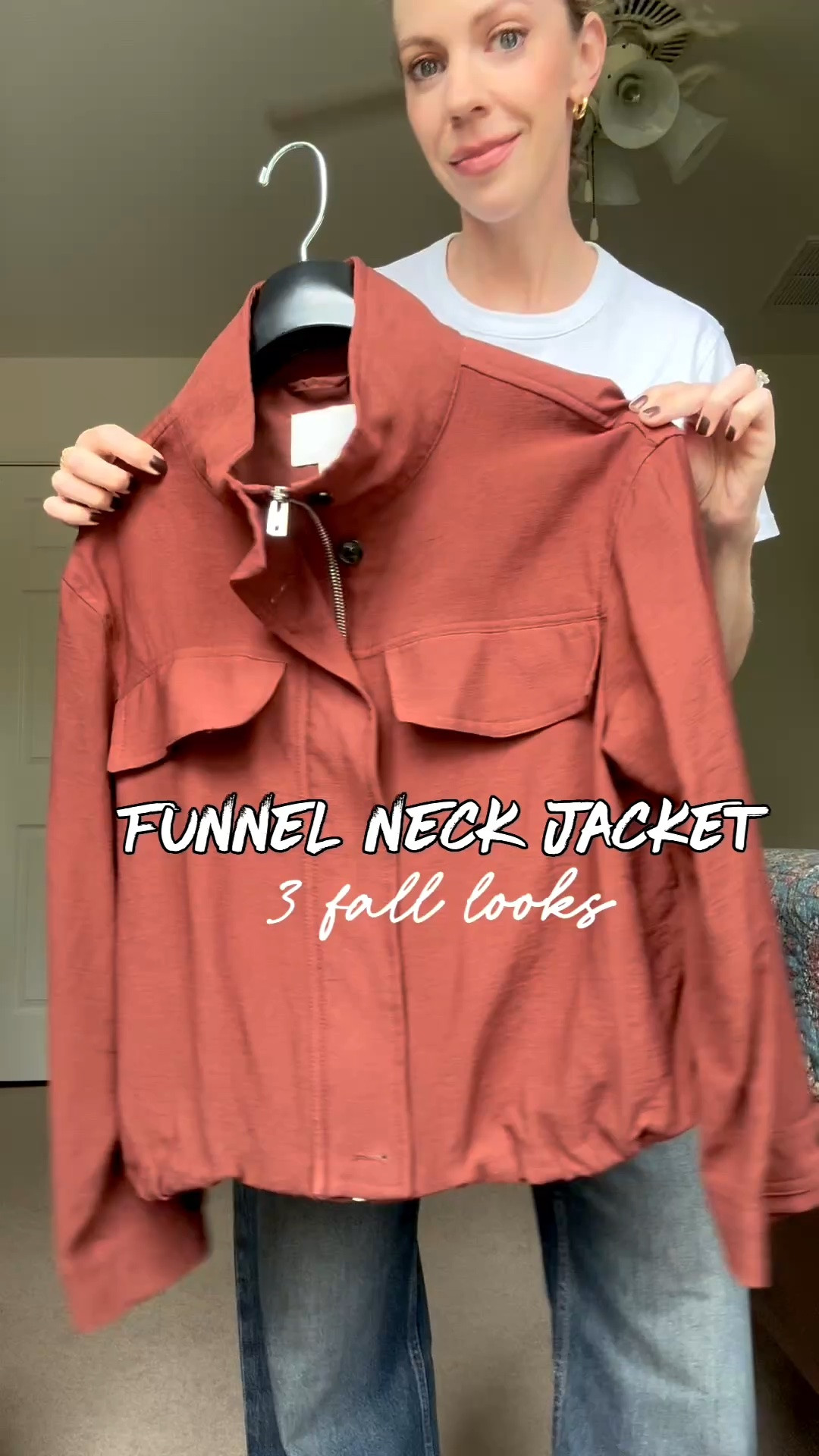 Styling a funnel neck jacket for fall, fall outfits over 40, casual fall western looks

#LTKSeasonal #LTKOver40 #LTKgrwm