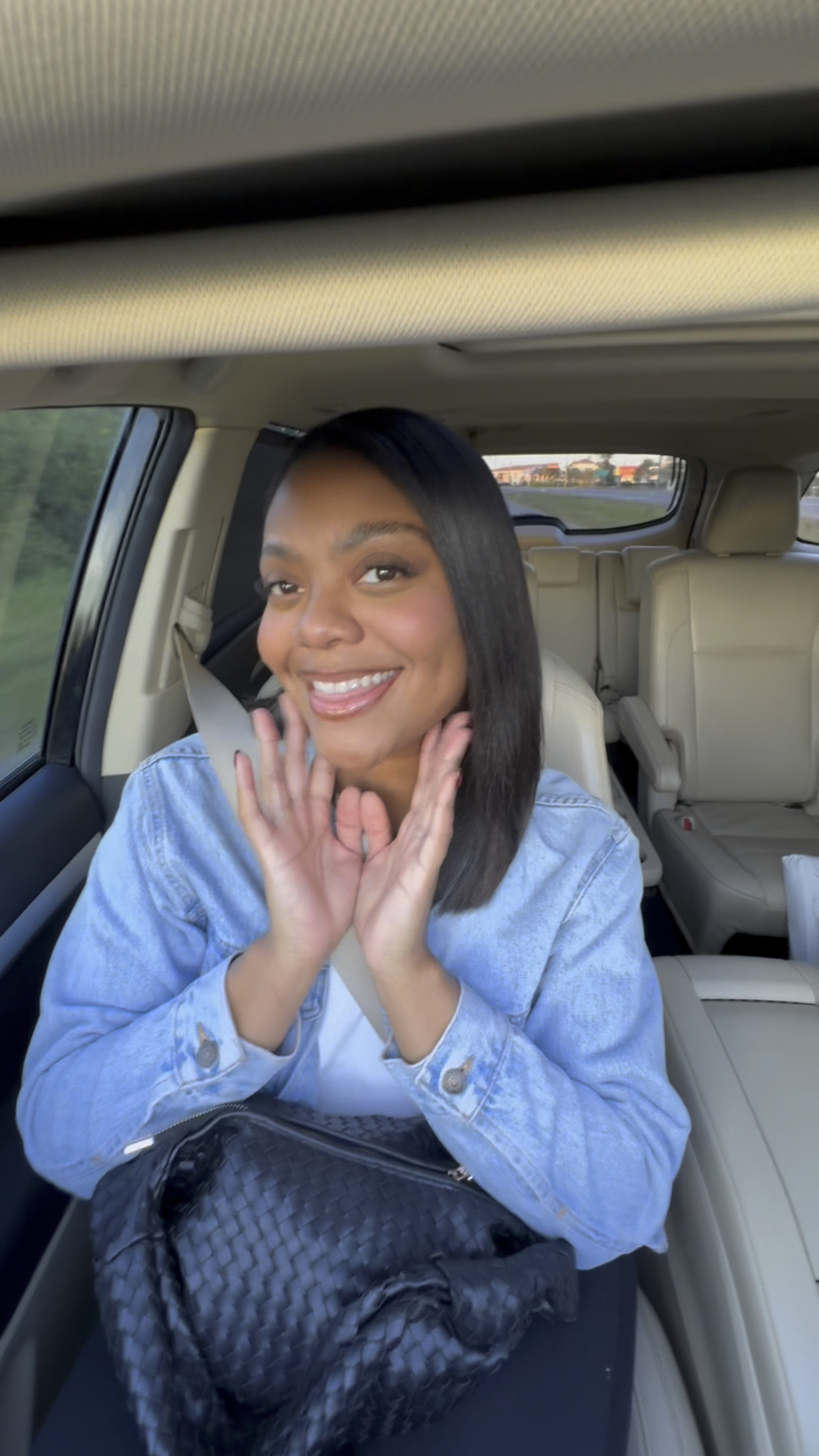 Quick & easy car glam 🖤 Do you ladies have an on the go glam bag? 👀 

#LTKbeauty #LTKVideo