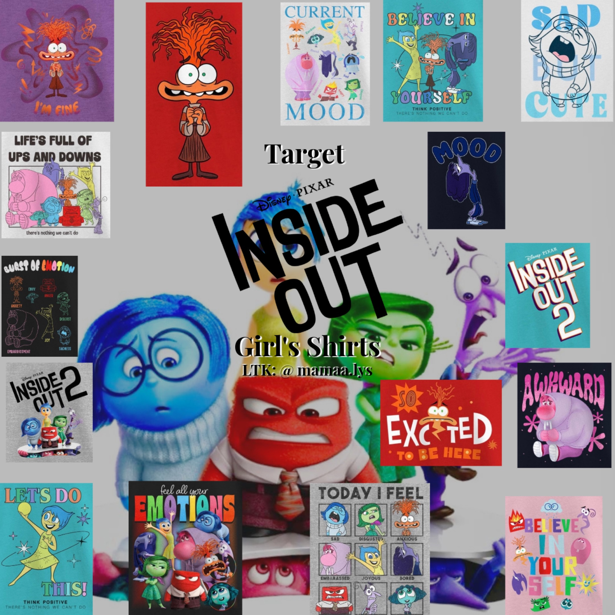 Inside out | Inside out 2 | Pixar | Disney | Kids | Girls | Target 

#LTKGiftGuide #LTKKids #LTKFindsUnder50