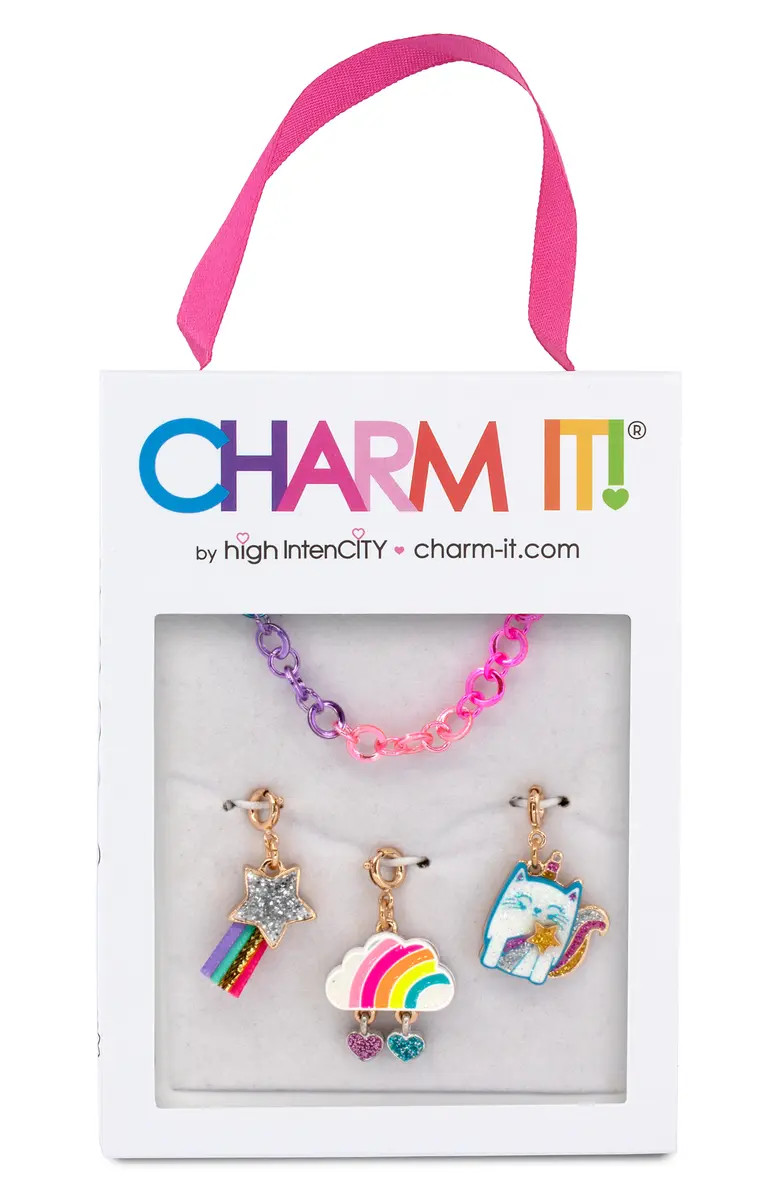 Kids' Charm It Rainbow Charm Bracelet Set | Nordstrom | Nordstrom