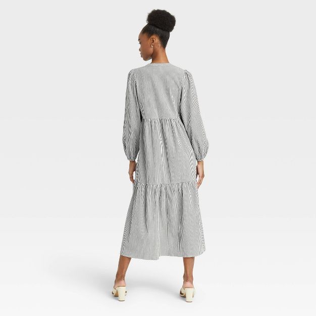 Women's Long Sleeve Tiered Dress - A New Day™ | Target