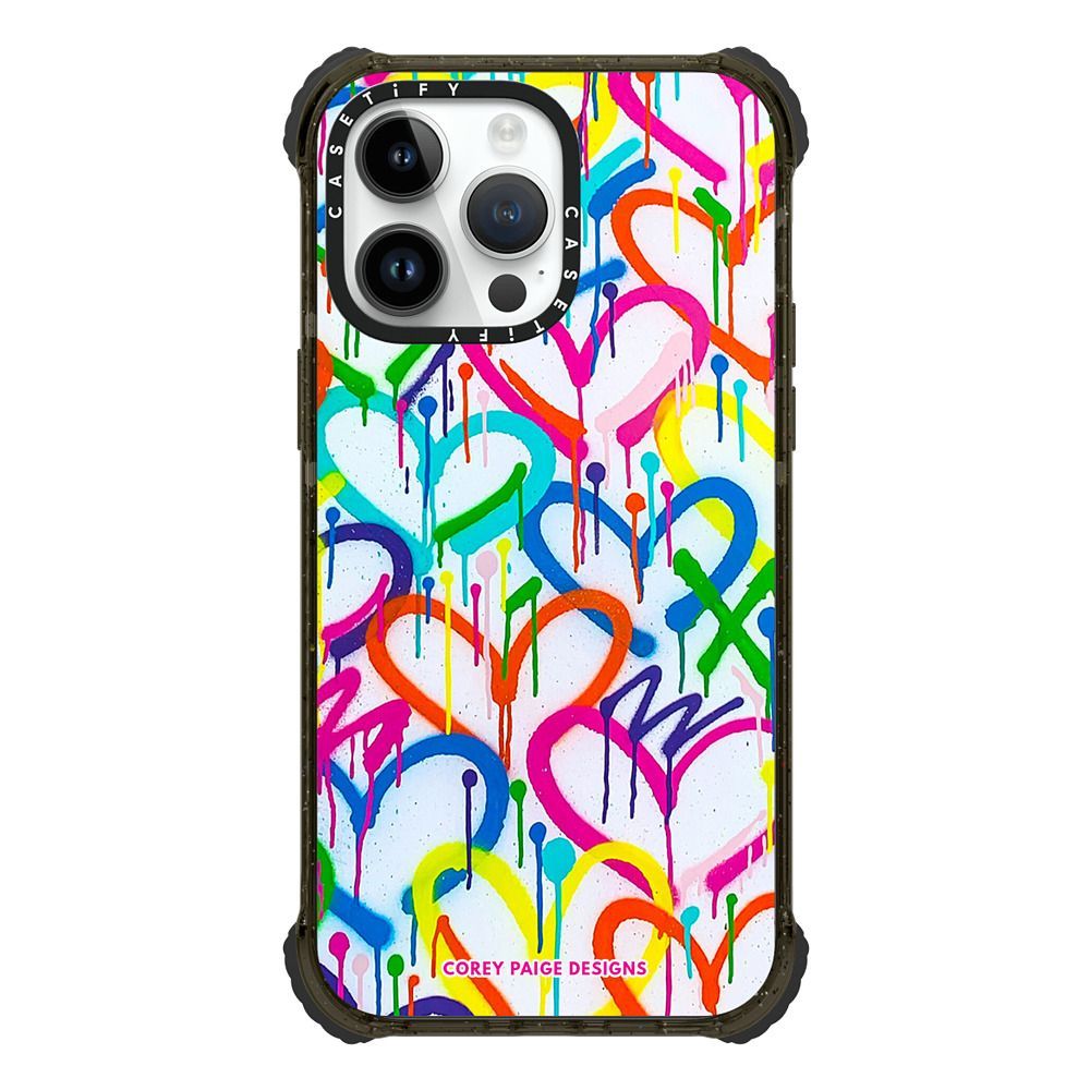 Rainbow Graffiti Hearts by Corey Paige Designs | Casetify