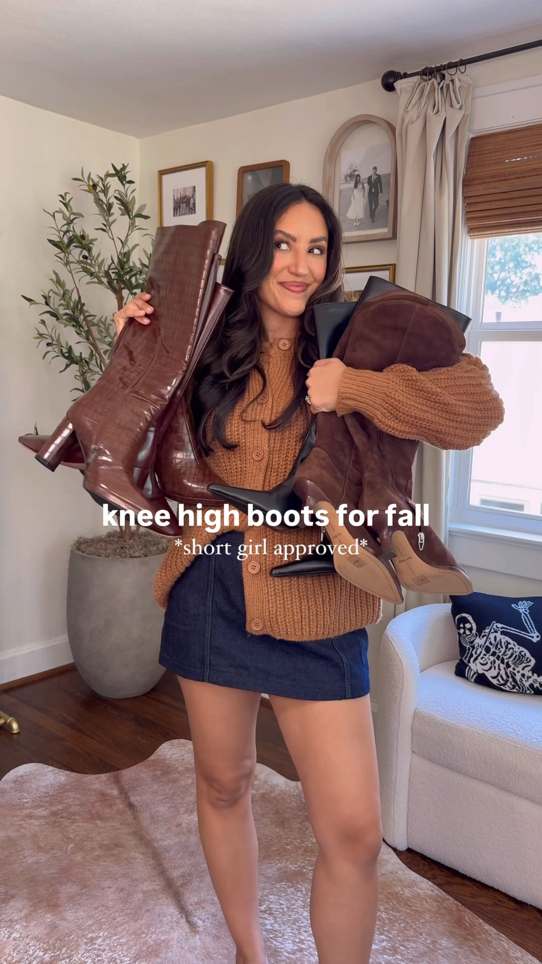 Knee high boots for fall- short girl approved!! I’m just under 5’3 & wear size 8

#LTKShoeCrush #LTKVideo #LTKSeasonal