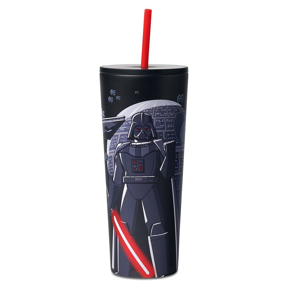 Darth Vader Stainless Steel Starbucks® Tumbler with Straw – Star Wars – D23: The Ultimate Di... | Disney Store