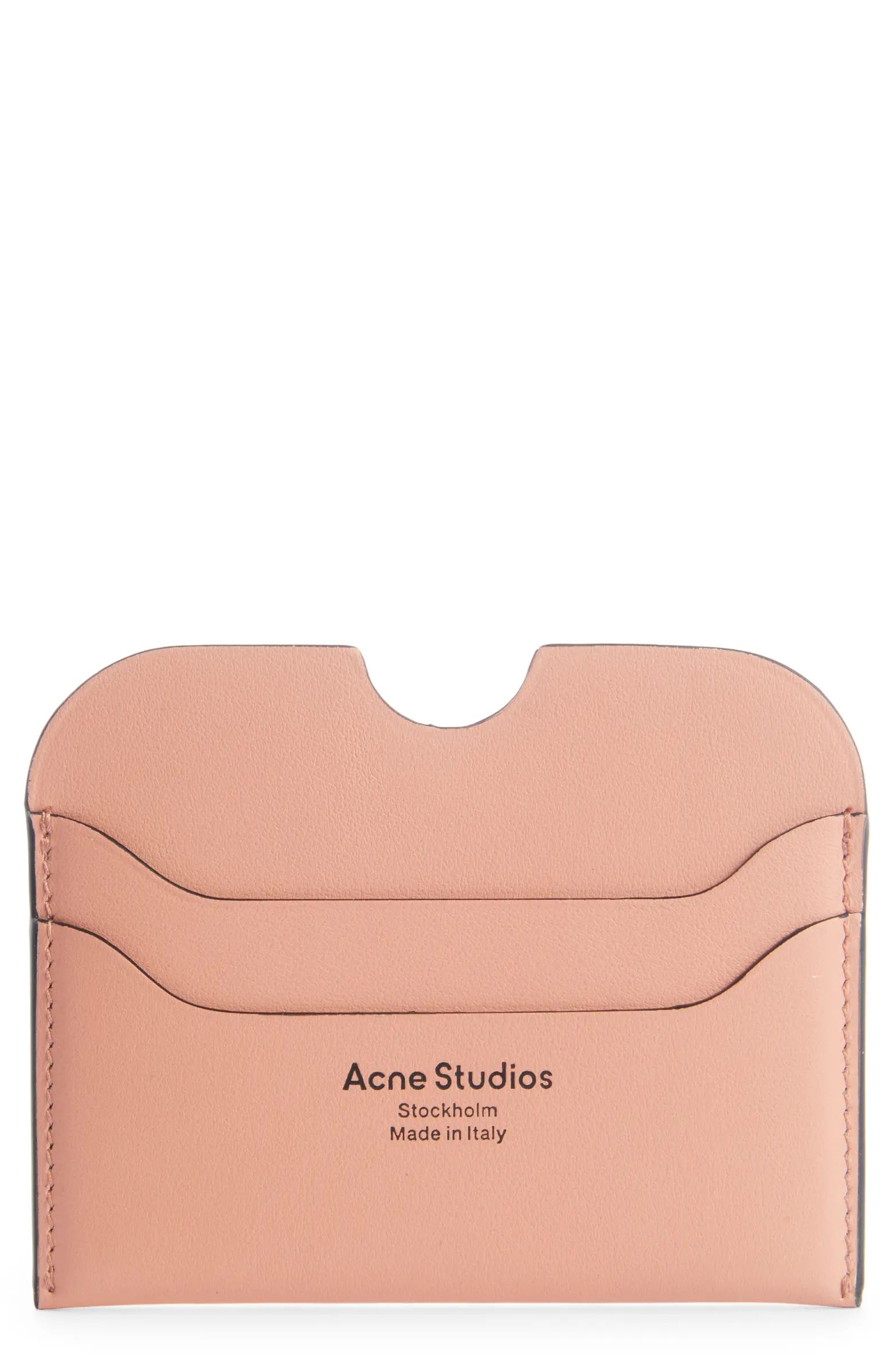 Acne Studios Large Elmas Leather Card Holder | Nordstrom | Nordstrom