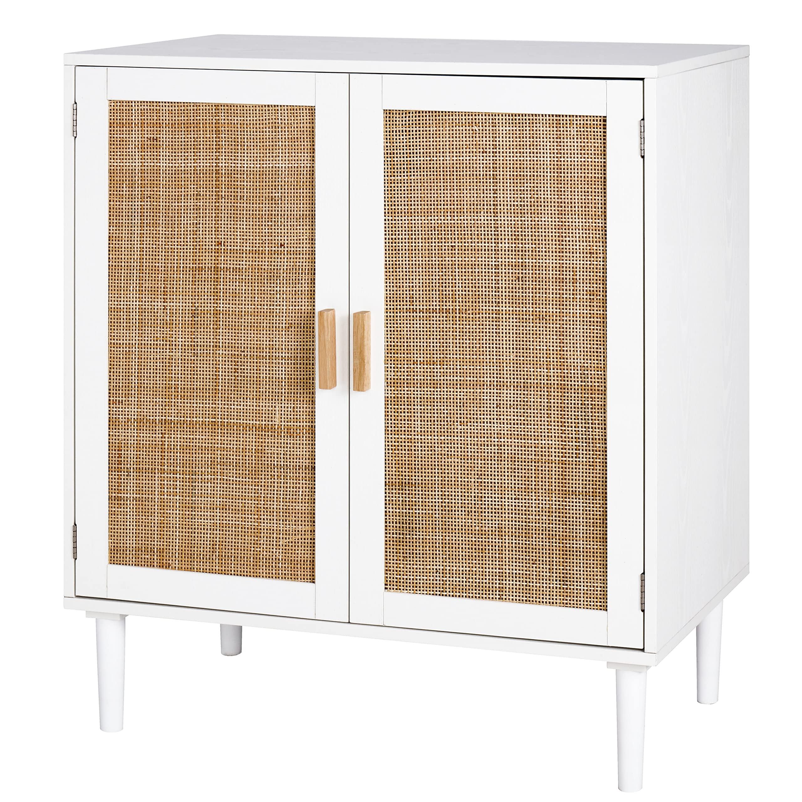 Finnhomy Sideboard Buffet Cabinet, Kitchen Storage Console with Rattan Decorated Doors, Liquor Bu... | Amazon (US)