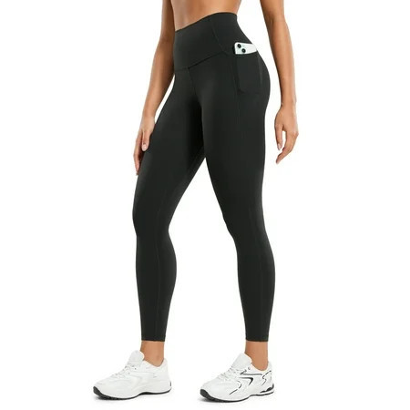CRZ YOGA Womens Butterluxe Workout Leggings 25 Inches High Waisted Gym Yoga Pants with Pockets | Walmart (US)