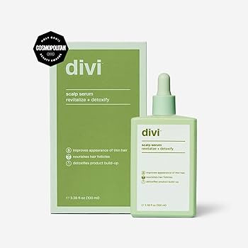 Divi Scalp Serum for Thinning Hair Clinically Tested, Non-Greasy Formula with Amino Acids, Caffei... | Amazon (US)