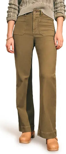 Stretch Terry Wide Leg Pants | Nordstrom