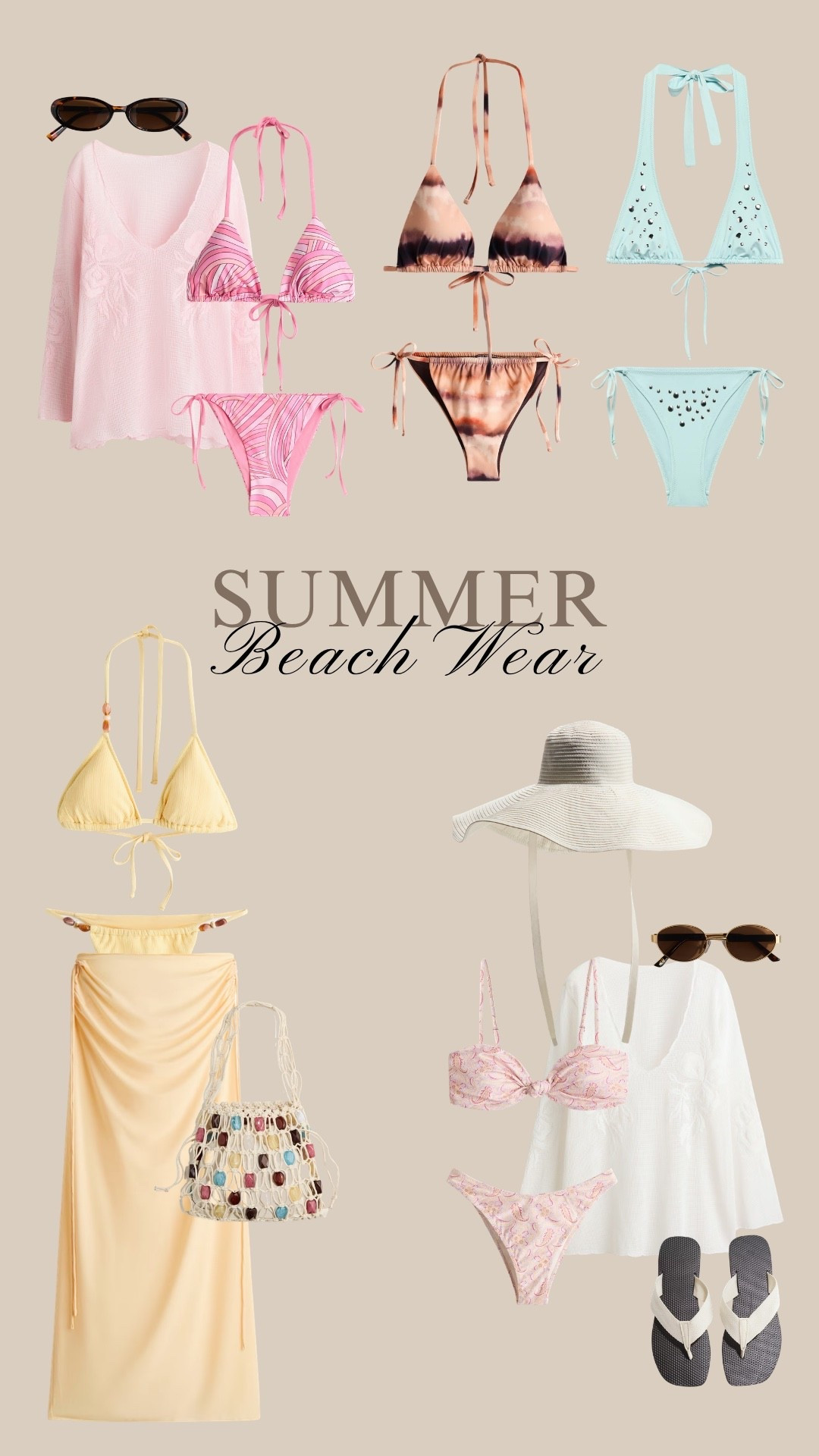 Summer Beach Wear 👙☀️🎀