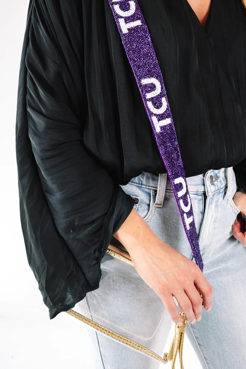 That's The Spirit Bag Strap - TCU | The Impeccable Pig