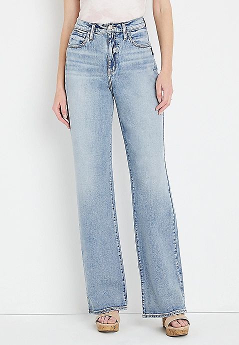 Silver Jeans Co.® Wide Leg High Rise Jean | Maurices