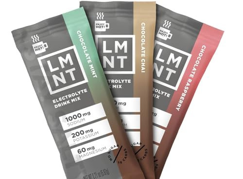 LMNT Zero Sugar Electrolytes - Variety Pack | Drink Mix | 12-Count (12 Count, Chocolate Medley Salt) | Amazon (US)