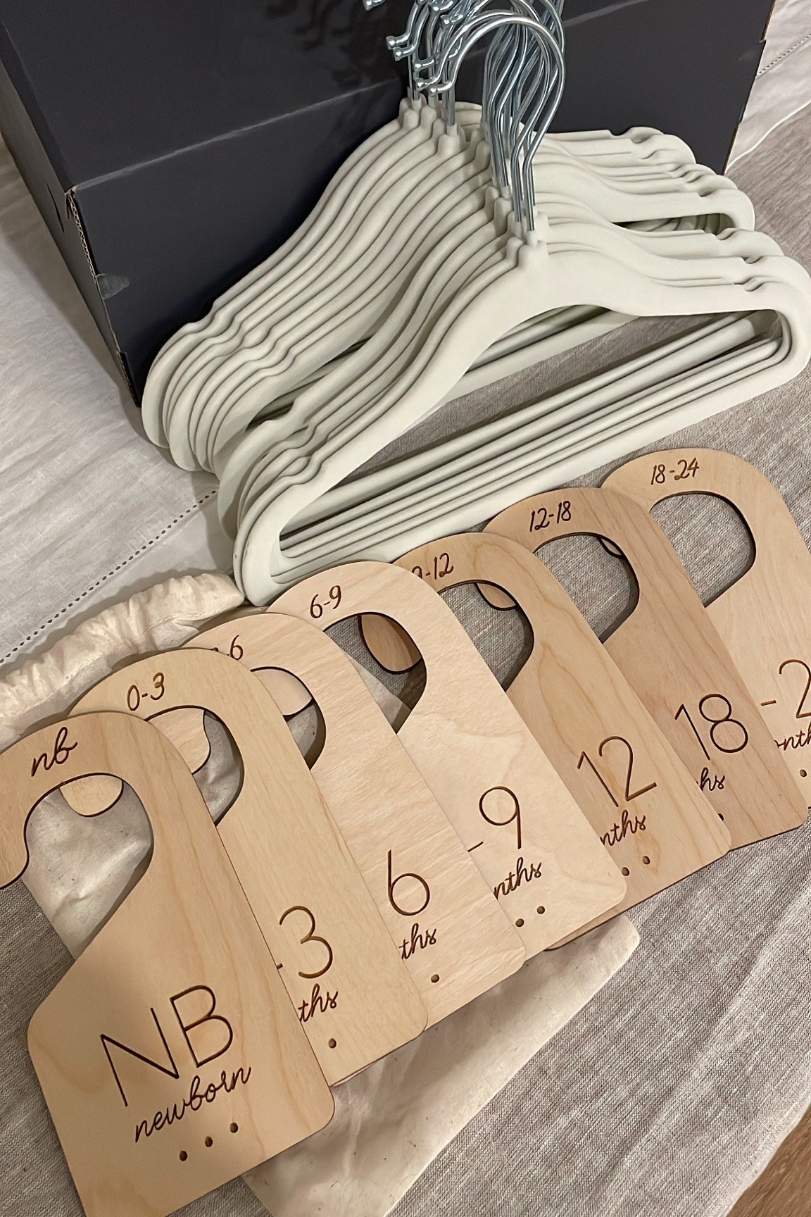 closet accessories I picked up for baby 🫶🏼 clothes dividers by month and no slip hangers 

#LTKfindsunder50 #LTKbaby #LTKhome