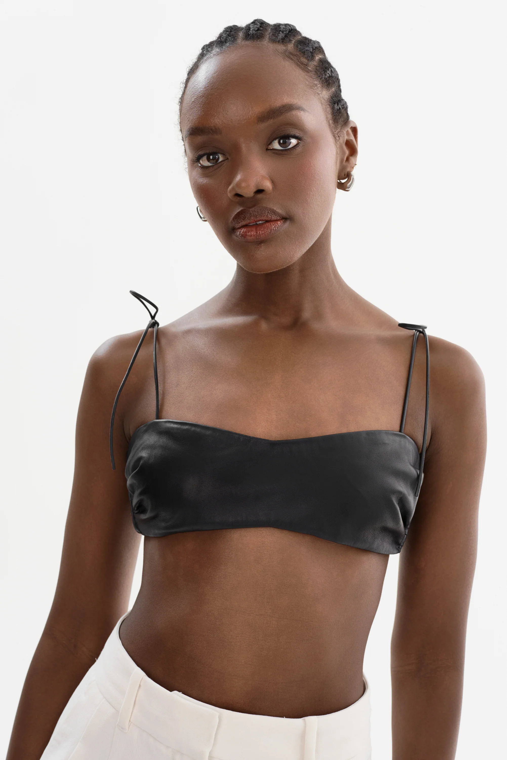 MERANIA | Leather Bralette | LAMARQUE