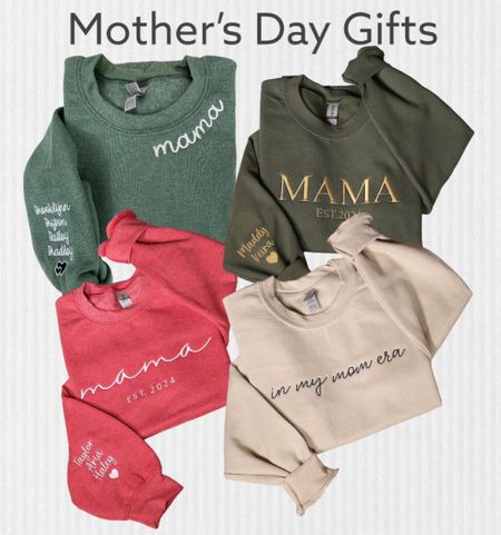 Mother’s Day gifts from Etsy, Personalized Mama Embroidered Sweatshirts, 



Custom Mom Embroidery Hoodie, New Mom Outfit, Pregnancy Reveal Clothing, Happy Mother's Day Gifts, Etsy gifts, Custom Mama Embroidered Sweatshirt

#LTKGiftGuide #LTKfamily #LTKfindsunder50