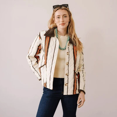 Vintage Stripe Barn Jacket | Sunshine Tienda