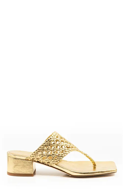 Andrea Gomez Brenda Sandal in Gold at Nordstrom, Size 40.5 | Nordstrom