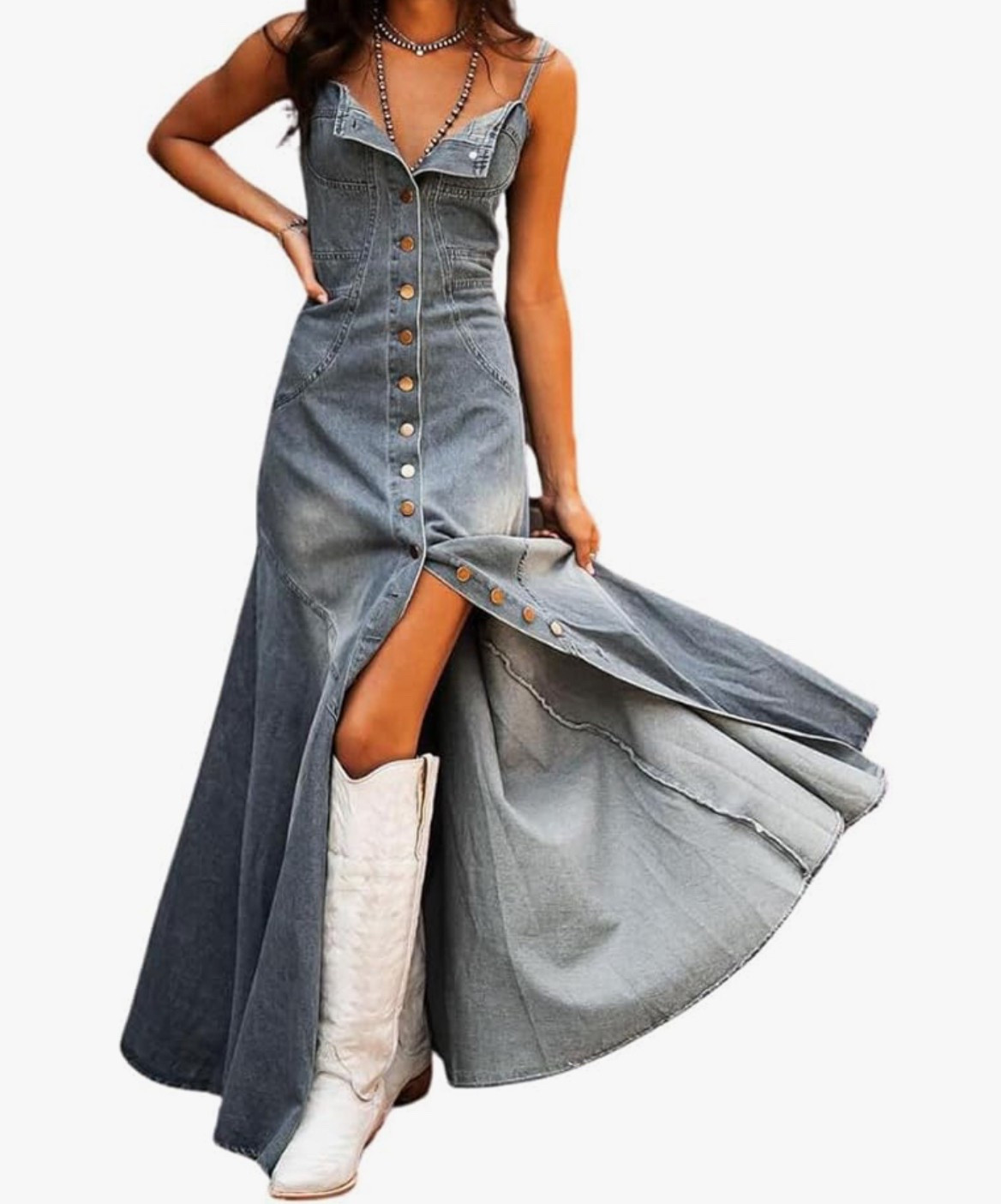 Western-inspired festival outfit