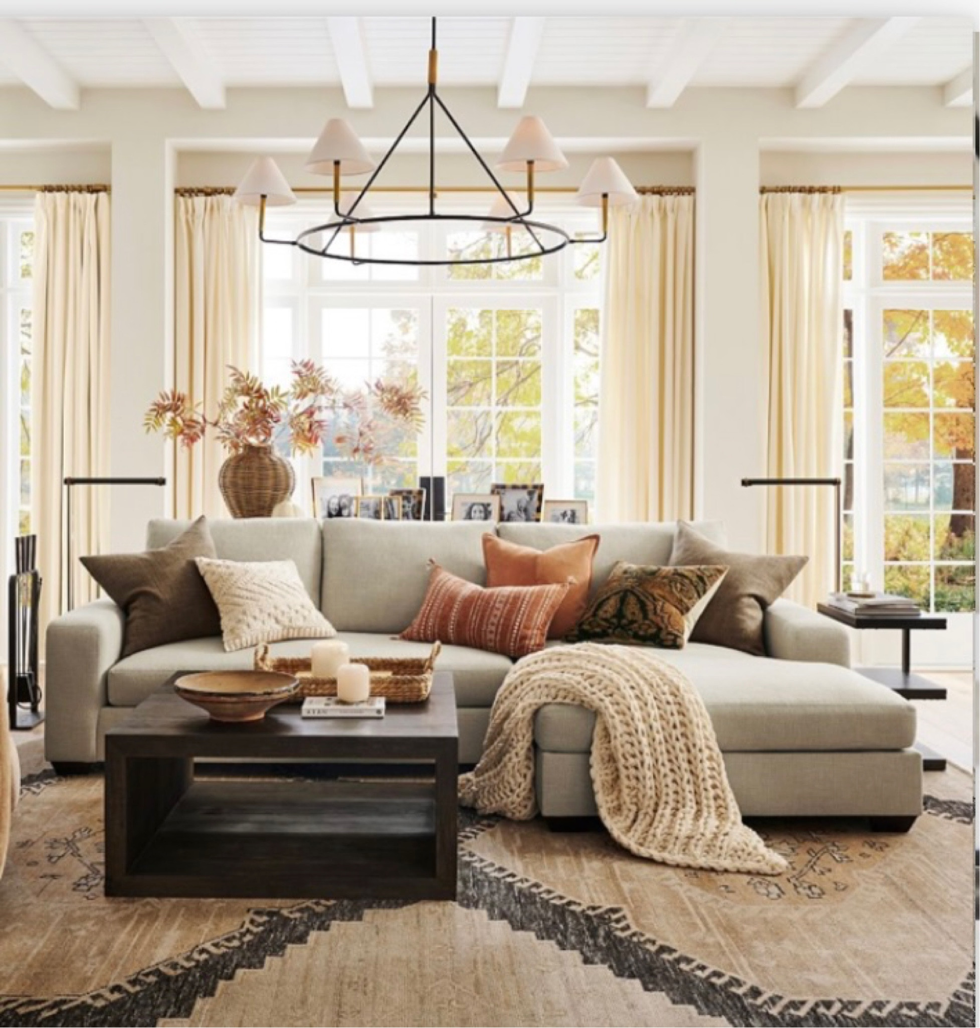 Cozy living room style at Pottery Barn! Shop nestled tables, best selling large sofa, sectional, area rug, light fixture, textured throw pillows, throw blankets, fall stems, decor pieces on clearance, rattan vase. Interior design, neutral fall, home decor accessories. Free shipping. Sales alerts  

#LTKsalealert #LTKfindsunder50 #LTKhome