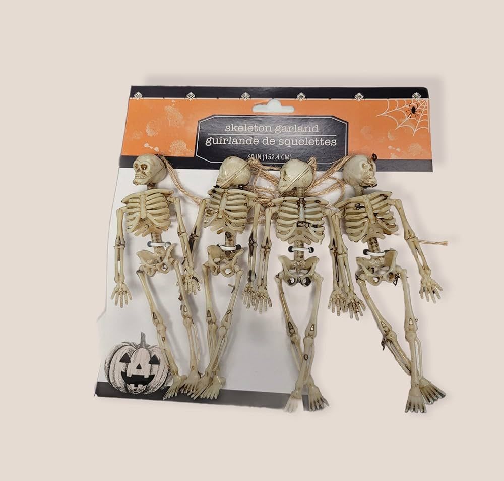Skeleton Garland Halloween Decoration | Amazon (US)