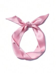Satin Narrow Long Skinny Scarf Ribbon Headband Hair Tie Wrist Decor Neck Scarf Waistband For Wome... | SHEIN