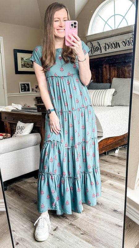 In my dress era! These dresses are SO lightweight and perfect for spring/summer! And the colors 😍😍 linking this one and a few other favs! 

#LTKsalealert #LTKstyletip #LTKSeasonal