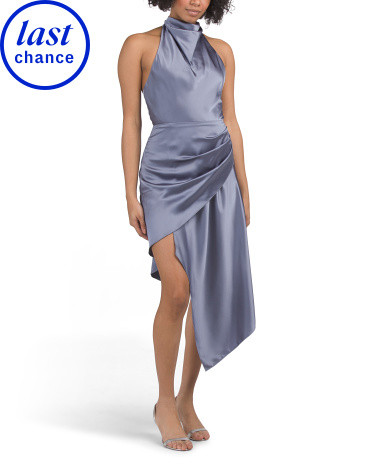 Made In Usa High Neck Satin Maxi Dress | Formal Dresses | Marshalls | Marshalls