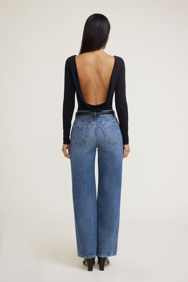 Sculpt Cowl Back Bodysuit | Dynamite Clothing