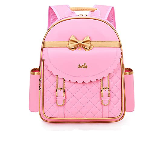 Children's Backpack Princess Girl School Bag PU Waterproof Casual Daypack | Amazon (US)