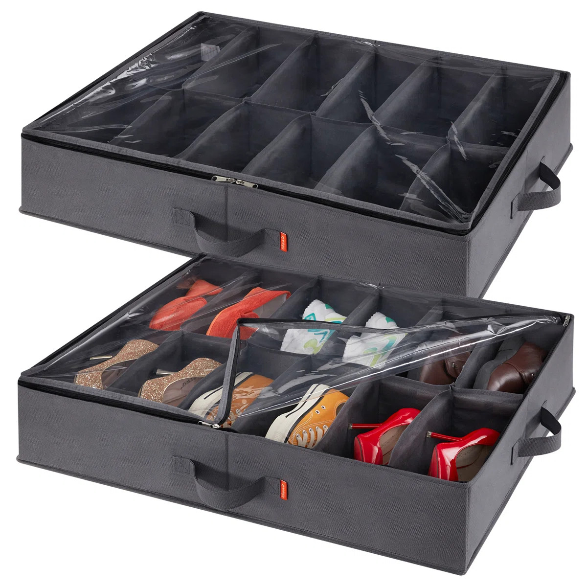 Fabric Underbed Shoe Storage Set | Wayfair North America