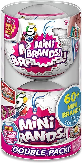 5 Surprise Mini Brands (2 Pack) Series 1 by ZURU Amazon Exclusive Mystery Real Miniature Brands C... | Amazon (US)