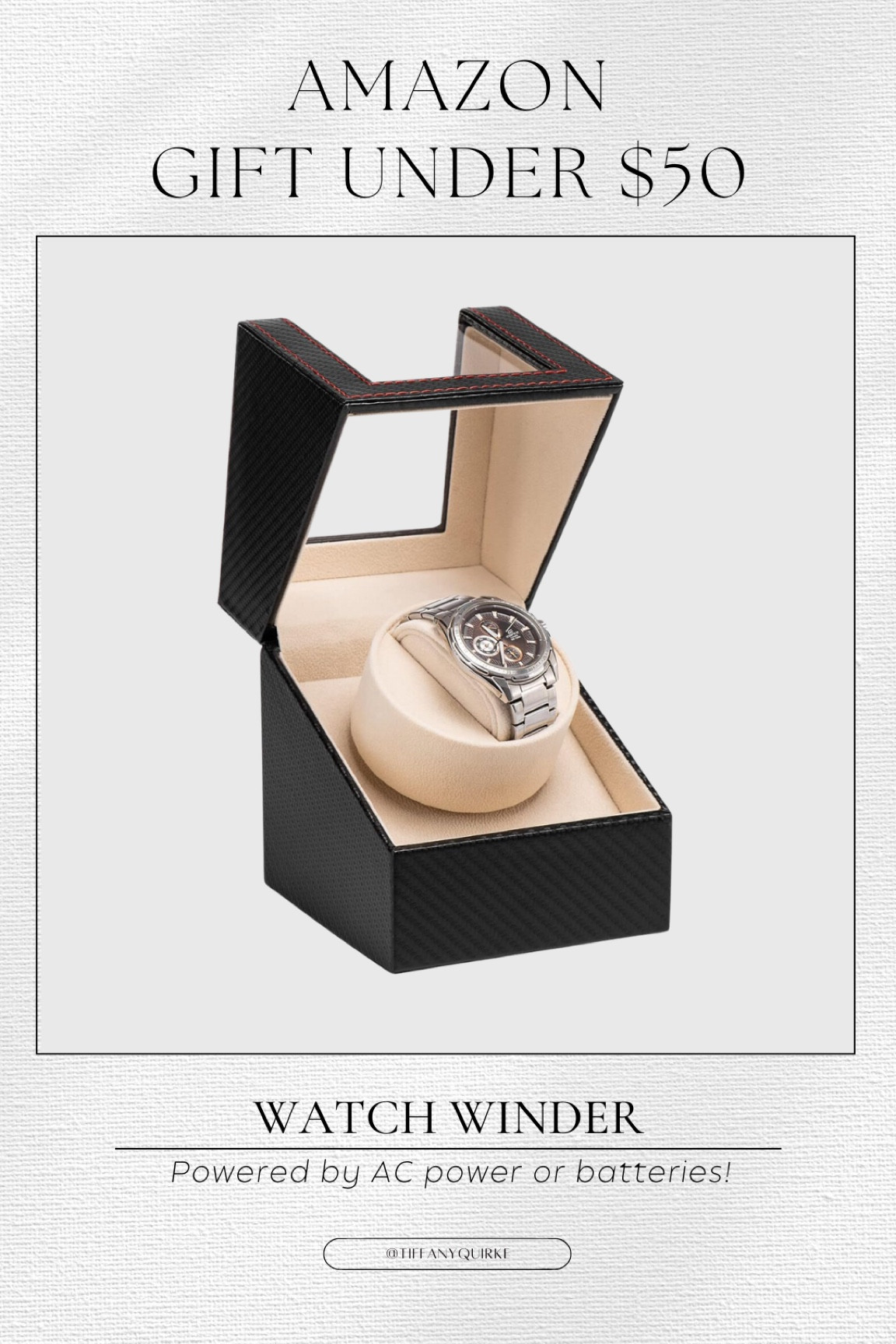 A unique gift idea for watch lovers! Comes in a few different leather/color options and is great for travel as well. 


#LTKfindsunder50 #LTKHoliday #LTKGiftGuide